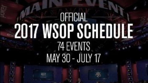 WSOP releases full schedule for 2017 season
