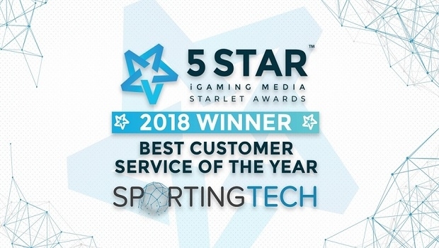 Sportingtech won Best Customer Service Award 2018