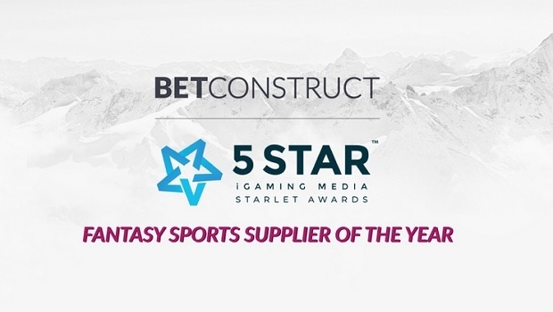 BetConstruct é escolhida como a Melhor Fornecedora de Fantasy Sports de 2018