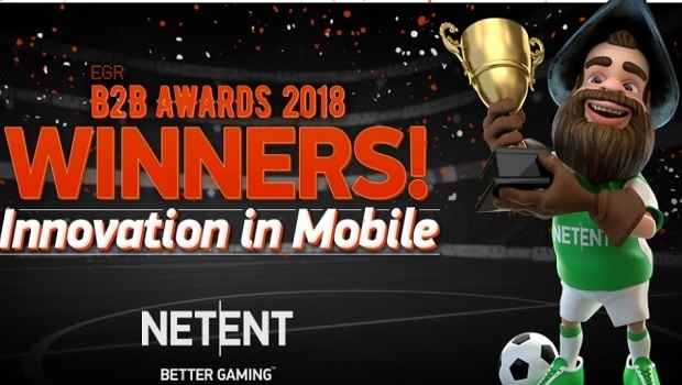 NetEnt comemora mais um ano de sucesso com vitória no EGR B2B Awards