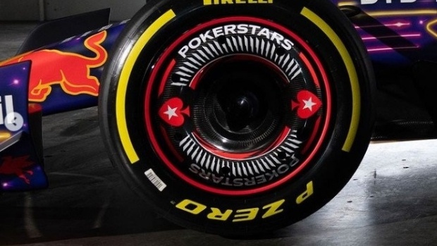 PokerStars é o primeiro parceiro a marcar rodas da Oracle Red Bull Racing