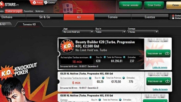 PokerStars.pt chega ao terceiro lugar em acessos em todo mundo