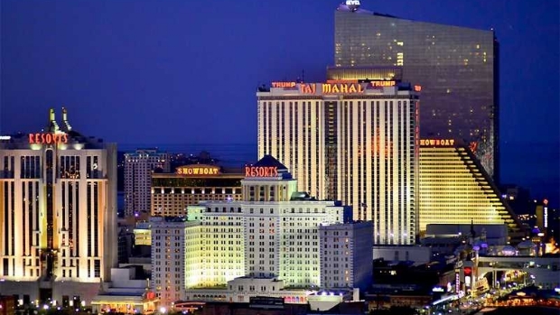 Cassinos de Atlantic City relatam ganhos comparados a 2016