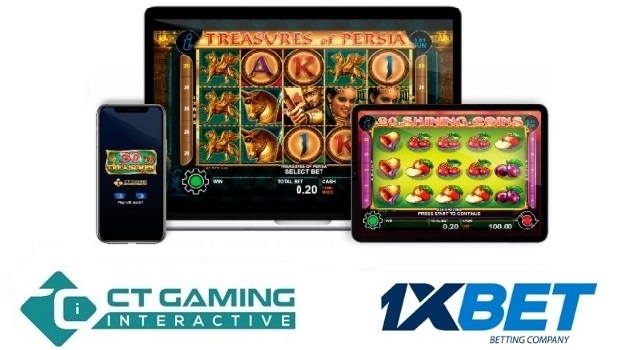 CT Gaming Interactive’s games now available at 1XBet