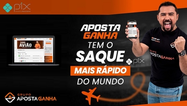 Aposta Ganha agora está com o PIX disponível também para saques em sua plataforma