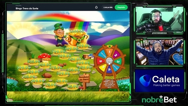 Caleta and nobreBet renew partnership to broadcast online casino games