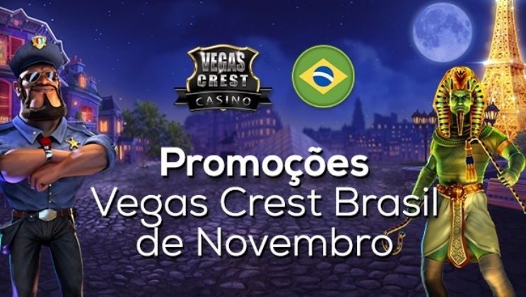 Vegas Crest Casino Brasil promete doces presentes, fichas grátis e muitos prêmios em dinheiro