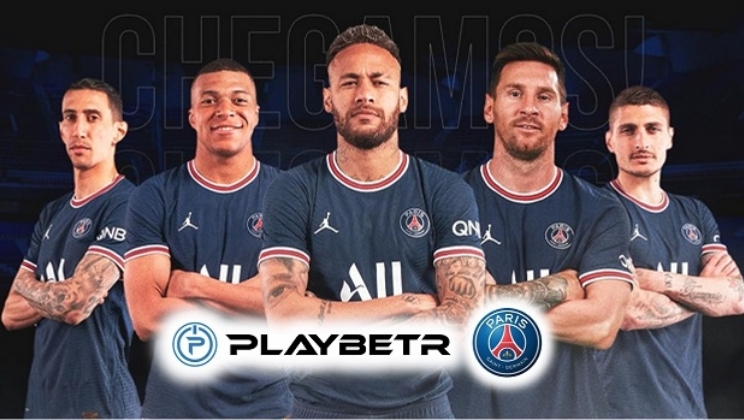 PlayBetr estreou como parceira oficial de apostas do Paris Saint-Germain no Brasil