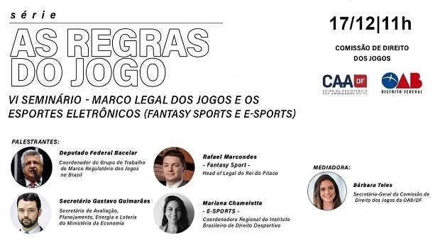 Seminar will debate Legal Framework of Gaming and eSports in Brazil this Friday