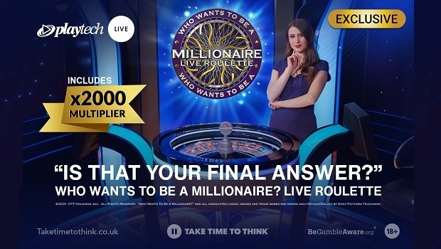 Playtech Live launches ‘Who Wants To Be A Millionaire?’ live roulette