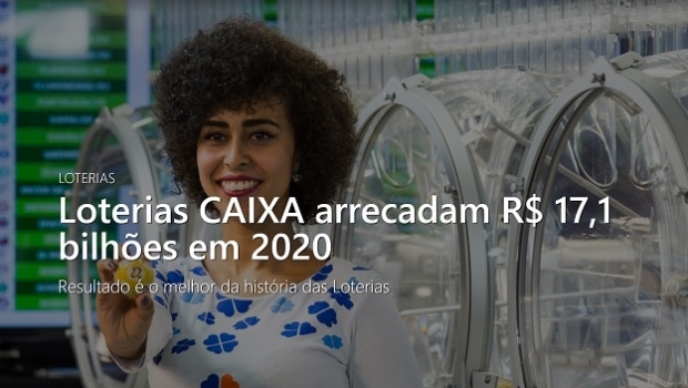 Loterias Caixa arrecadam R$ 17,1 bilhões em 2020, o melhor resultado da história