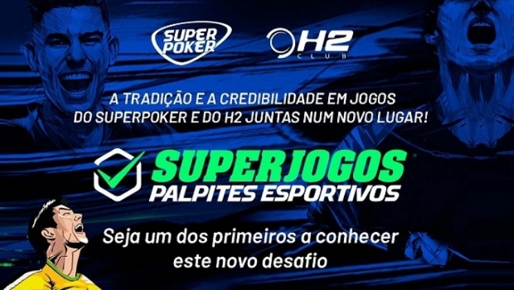 O SuperPoker e o H2 apresentam a plataforma “Superjogos Palpites Esportivos”