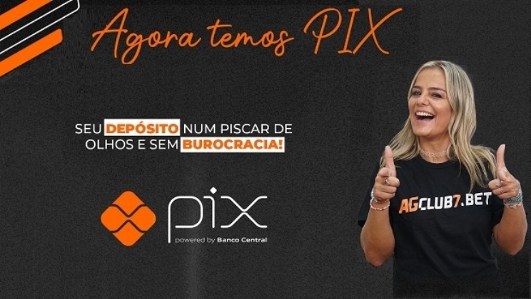 AGClub7 incorpora PIX em sua plataforma de apostas