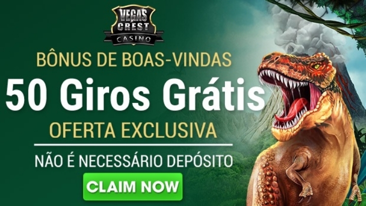 Vegas Crest Casino Brasil lança nova oferta de rodadas grátis válida para o mês de junho