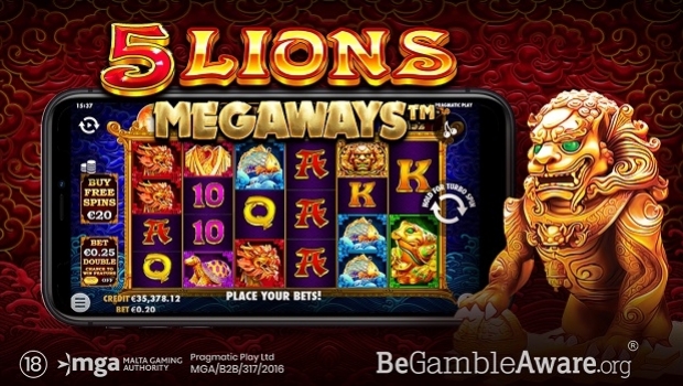 Pragmatic Play recharges Asian adventure in ‘5 Lions Megaways’