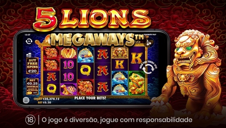 Pragmatic Play recarrega aventura asiática em ‘5 Lions Megaways’