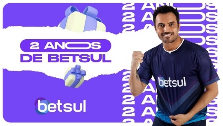 Betsul festeja seus 2 anos com patrocínios, nova seção de loterias e sucesso do Jogo do Bem