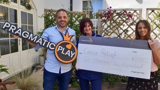 Pragmatic Play makes £10,200 donation to Cancer Relief in Gibraltar