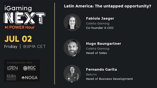 Caleta Gaming and Betcris to talk about Brazil and LatAm at iGaming NEXT POWER Hour