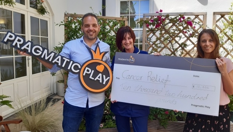 Pragmatic Play faz uma doação de £ 10.200 para Cancer Relief em Gibraltar