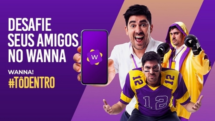 Marcelo Adnet é garoto propaganda do aplicativo de apostas Wanna no Brasil