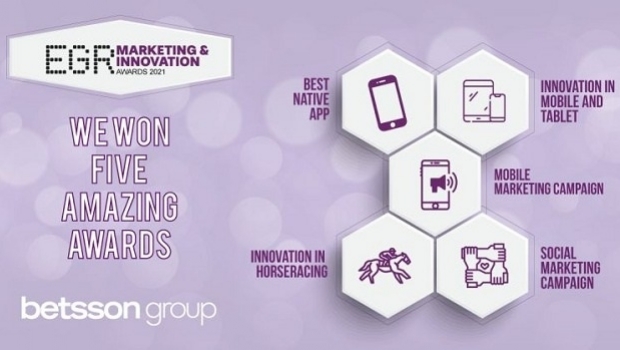 Betsson Group gets five trophies at prestigious EGR Marketing & Innovation Awards