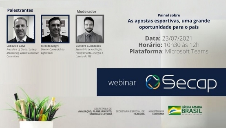 Ministério de Economia organiza painel "As apostas esportivas, uma grande oportunidade para o país"