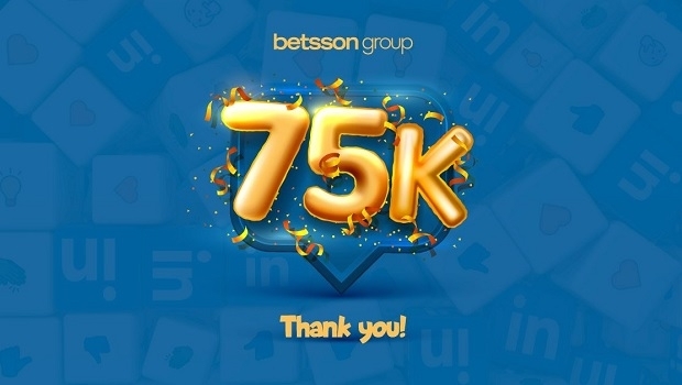 Betsson Group reaches 75,000 followers on LinkedIn