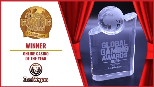 LeoVegas selected as “Online Casino of the year 2021”