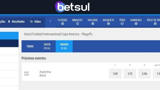 Betting market heats up with Copa América final and sees Brazil as favorite