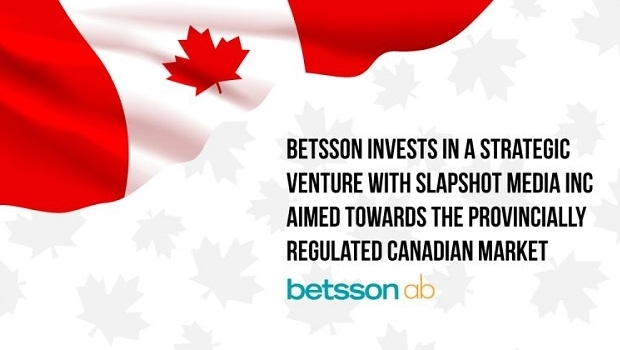 Betsson invests in a strategic venture with Slapshot Media in Canada