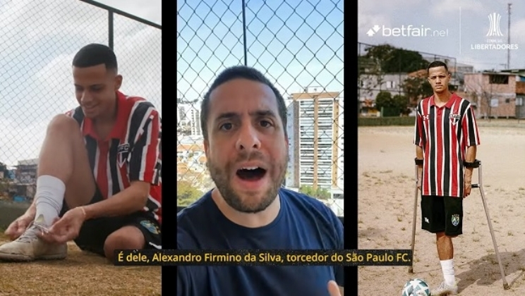 Betfair.net celebra a reinvenção do são-paulino Alex Sandro após grave acidente