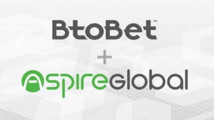 Primeira marca agora no ar com sportsbook da BtoBet na plataforma da Aspire Global