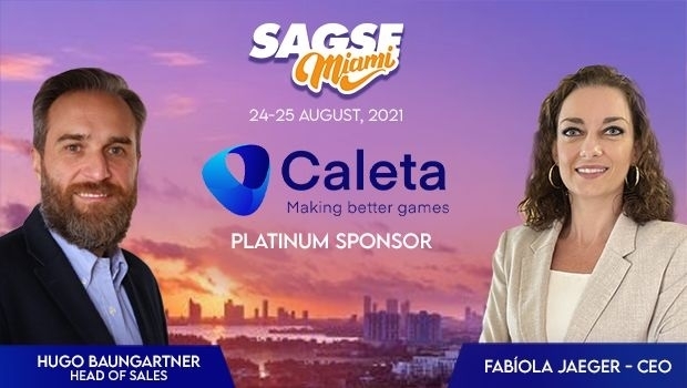 Brazilian Caleta Gaming is Platinum Sponsor of SAGSE Miami that starts today