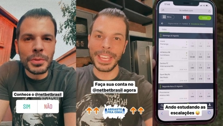 Jonas Almeida é o novo reforço da NetBet nas redes sociais