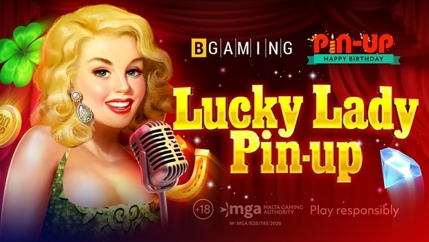 BGaming celebrates Pin-Up casino birthday releasing new custom slot Lucky Lady Pin-up