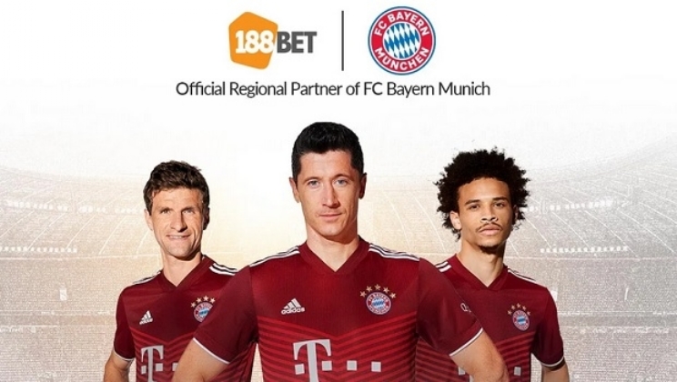 188BET torna-se parceiro regional do FC Bayern na Ásia