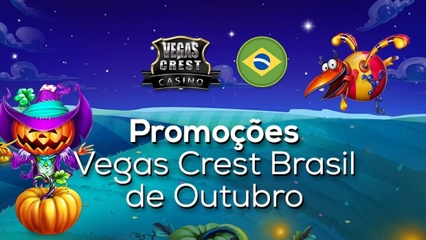 Vegas Crest Casino Brasil brings an October full of promotions and live casino from Pipa Games