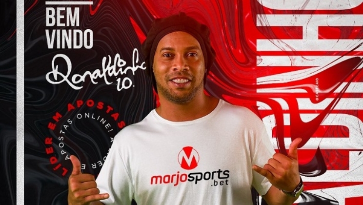 Ronaldinho Gaúcho é o novo parceiro da casa de apostas MarjoSports