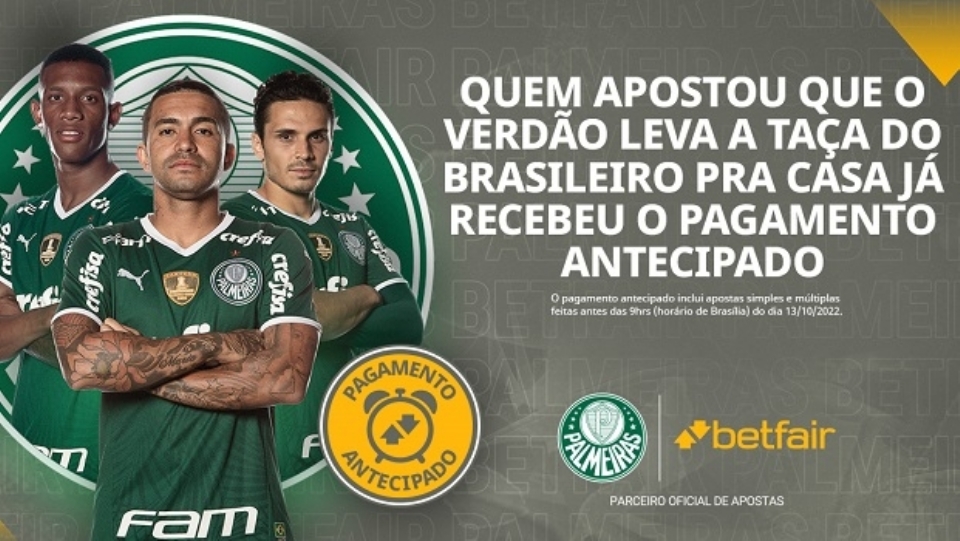 Betfair Dá Título Do Brasileirão Ao Palmeiras E Paga Todas As Apostas ...