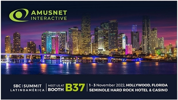 Amusnet Interactive will showcase its remarkable portfolio at SBC Summit Latinoamérica