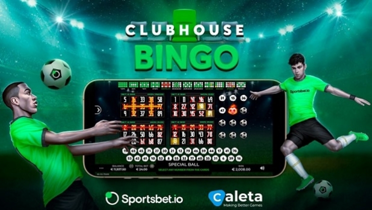 Caleta Gaming e Sportsbet.io fortalecem parceria com lançamento do Clubhouse Bingo