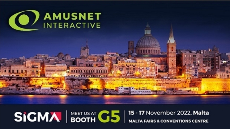 Amusnet Interactive apresenta seu notável portfólio na SiGMA Europe 2022