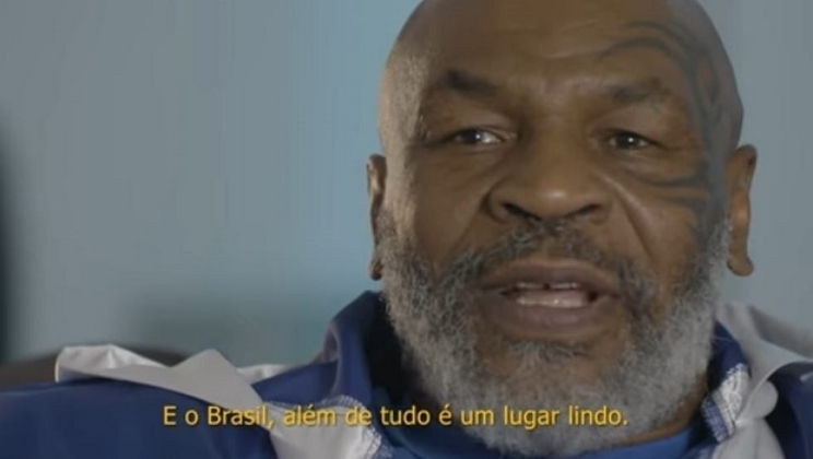 Mike Tyson declara admiração pelo Brasil durante making of da campanha da BRBet
