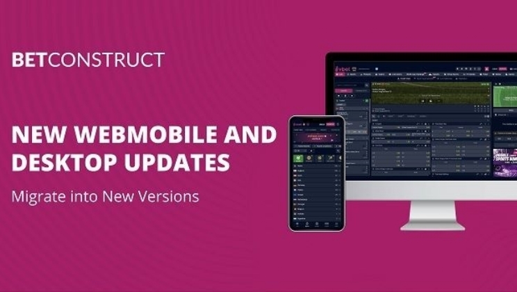 BetConstruct atualiza suas versões WebMobile e Desktop