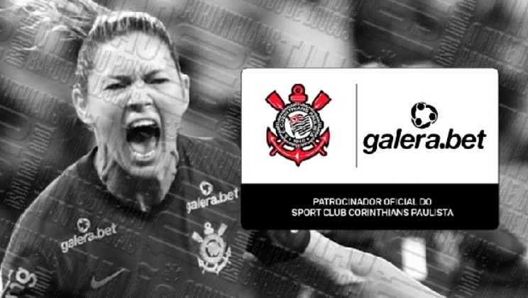 Galera.bet é o novo patrocinador máster do futebol feminino do Corinthians