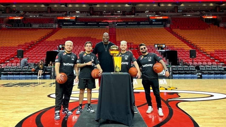 Ativação da Betway leva equipe CS:GO da Furia e influencers ao jogo do Miami Heat