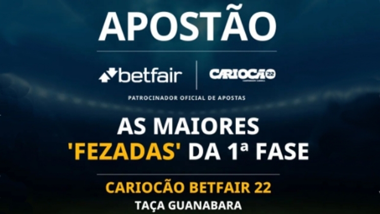 Betfair revela as 10 maiores “fezadas” da 1ª Fase do Campeonato Carioca