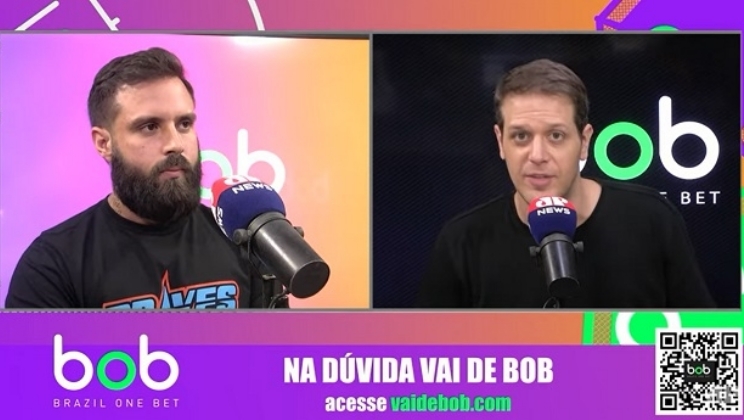 BOB lançou seu podcast na Jovem Pan com dicas de Fred Ring para as melhores apostas