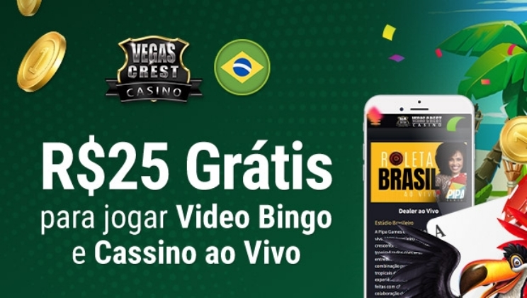 Vegas Crest Casino Brasil lança bônus de Páscoa e muito mais em abril